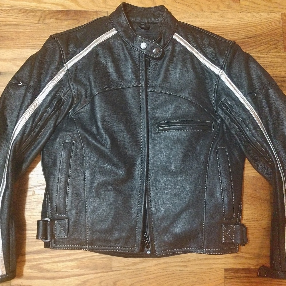 Womens Joe Rocket Leather Motorcycle Jacket